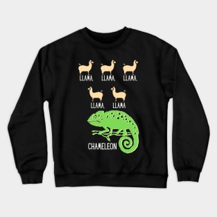 Llama Chameleon Crewneck Sweatshirt